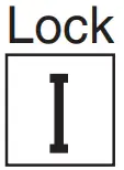 Switch locks symbol