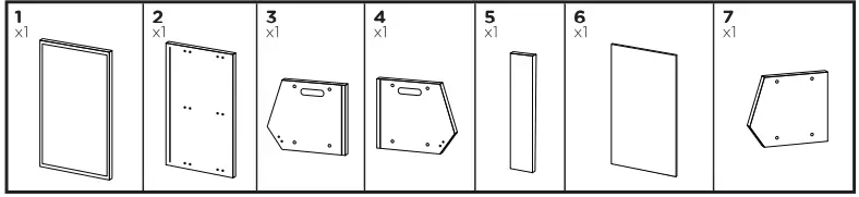 Humble Crew VB72223 2-Cubby Storage Unit-7