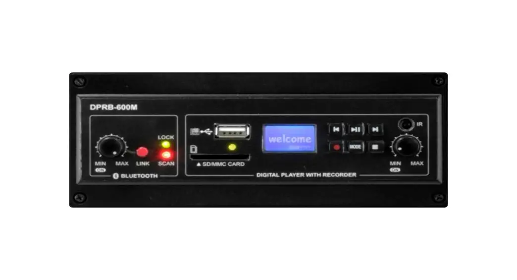 Chiayo Dprb-600m Mp3 Recorder Player + Bluetooth Receiver Module Instruction Manual Chiayo Dprb-600m Mp3 Recorder Player + Bluetooth Receiver Module Instruction Manual