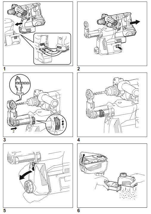 makita DX12 Dust Collection System - 1