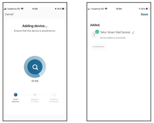TELLUR TLL331321 WiFi Wall Plug User Manual - ADDING A NEW DEVICE