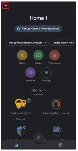 TELLUR TLL331321 WiFi Wall Plug User Manual - Link account in Home Control