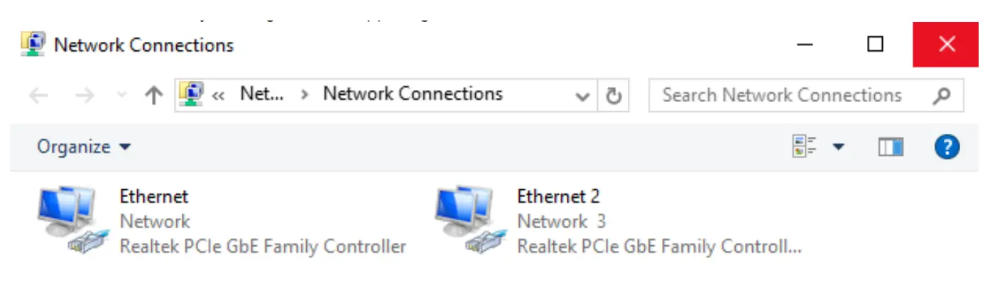 Configure network