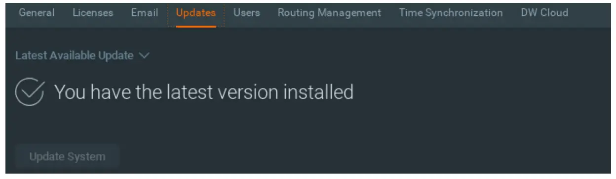 To check for updates