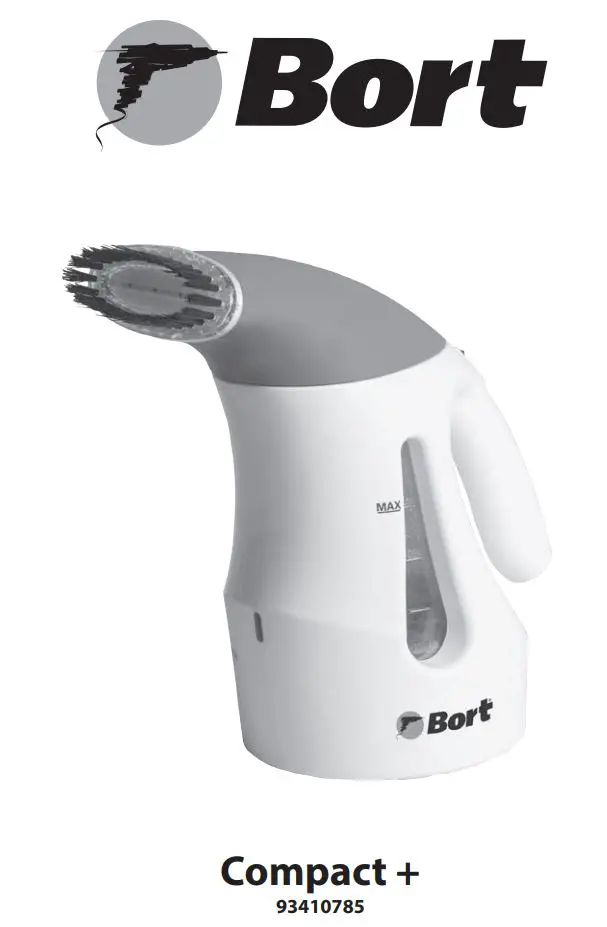 Bort 93410785 Garment Steamer Compact+ User Guide