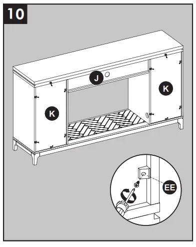 allen roth 2265FM 36 331 66 in W Mushroom Oak Infrared Quartz Electric Fireplace - fig18