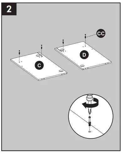 allen roth 2265FM 36 331 66 in W Mushroom Oak Infrared Quartz Electric Fireplace - fig3