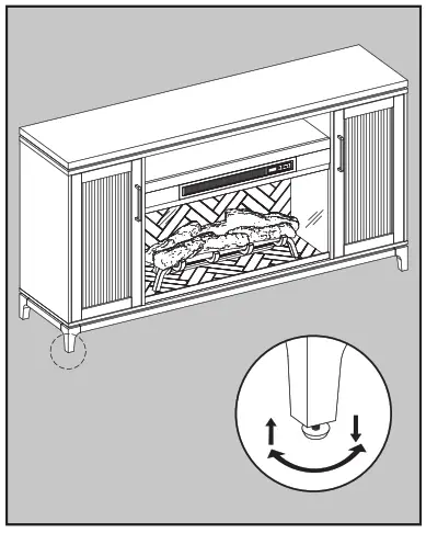 allen roth 2265FM 36 331 66 in W Mushroom Oak Infrared Quartz Electric Fireplace - fig38
