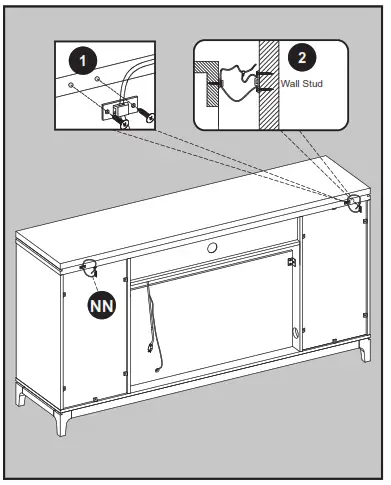 allen roth 2265FM 36 331 66 in W Mushroom Oak Infrared Quartz Electric Fireplace - fig39