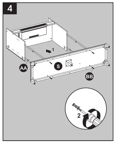 allen roth 2265FM 36 331 66 in W Mushroom Oak Infrared Quartz Electric Fireplace - fig7