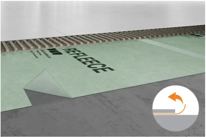 Schluter Systems REFL30M Refleece Temporary Floor Underlayment Membrane 323 Sq Ft Roll