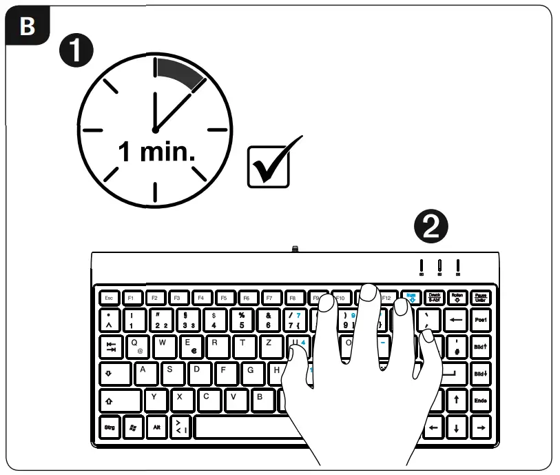 hama SL720 Compact Keyboard - B