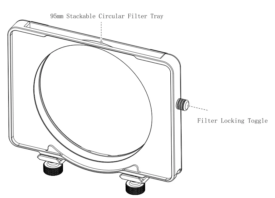TILTA MB-T16-SCF 95mm Stackable Circular Filter Tray