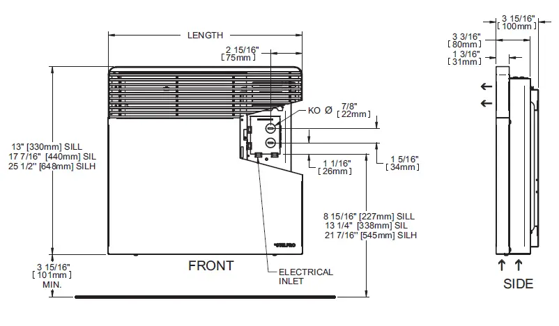 STELPRO-SIL-Series-Electronic-Convector-fig-1