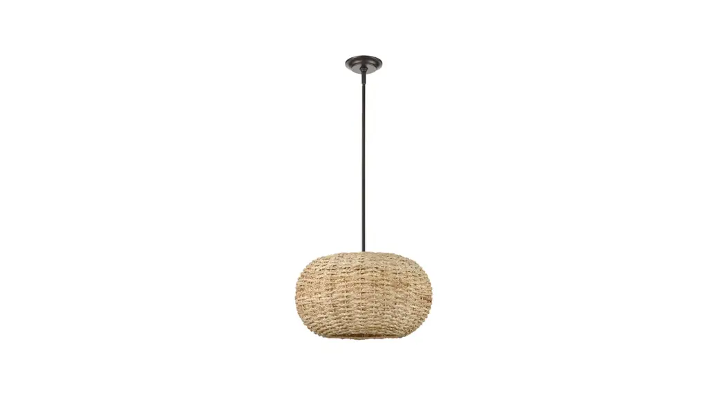 Park Harbor 479857 Biddeford Oiled Brown Pendant Single Light Instructions