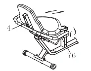 SUNNY-SF-RB4616S-Easy-Adjustable-Seat-Recumbent-Bike-fig-10