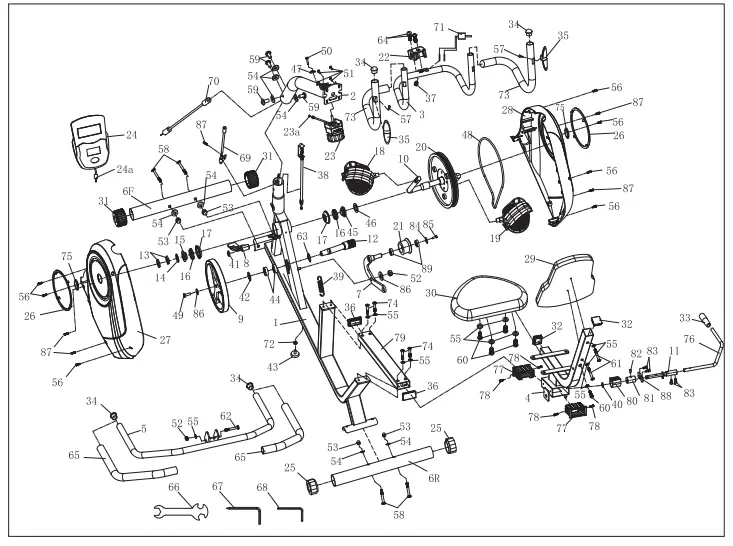 SUNNY-SF-RB4616S-Easy-Adjustable-Seat-Recumbent-Bike-fig-16