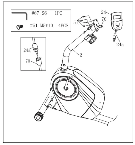 SUNNY-SF-RB4616S-Easy-Adjustable-Seat-Recumbent-Bike-fig-6