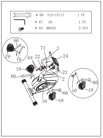 SUNNY-SF-RB4616S-Easy-Adjustable-Seat-Recumbent-Bike-fig-7