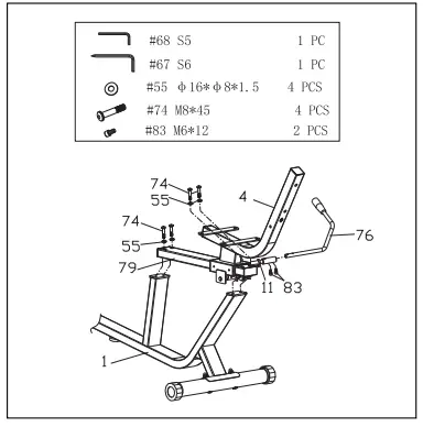 SUNNY-SF-RB4616S-Easy-Adjustable-Seat-Recumbent-Bike-fig-8
