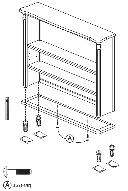 evolur 4500 Hutch Bookcase - Fig 4