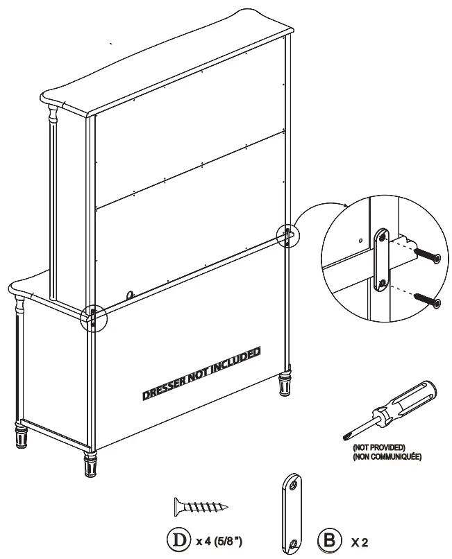 evolur 4500 Hutch Bookcase - Fig 6