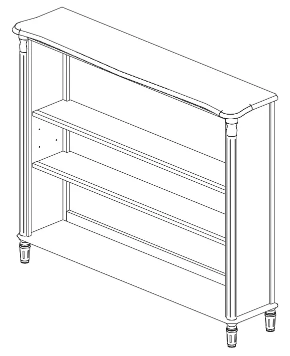 evolur 4500 Hutch Bookcase