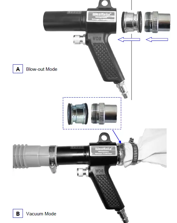 westfalia 257782 Air Power Vacuum with 3 Nozzles User Manual 2