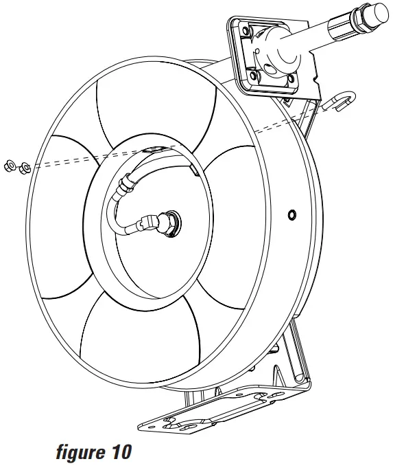 Reelcraft RT405 OLP 1 4 in. x 50 ft. Medium Duty Hose Reel - Replacing the Hose