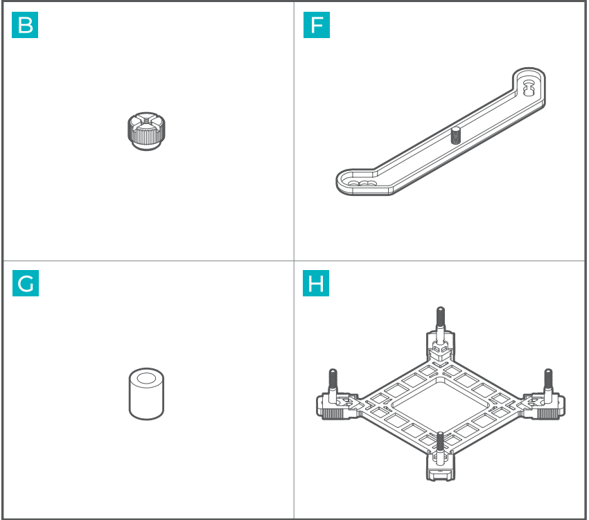 Iceberg Thermal ICT 71659 G4 OC Turquoise CPU Cooler - amd 3