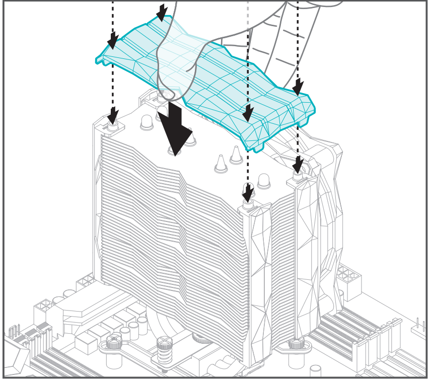 Iceberg Thermal ICT 71659 G4 OC Turquoise CPU Cooler - step 6