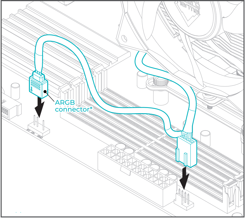 Iceberg Thermal ICT 71659 G4 OC Turquoise CPU Cooler - step 7