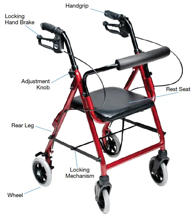 LUMEX-RJ4301-Walkabout-Junior-4-Wheel-Rollator-1