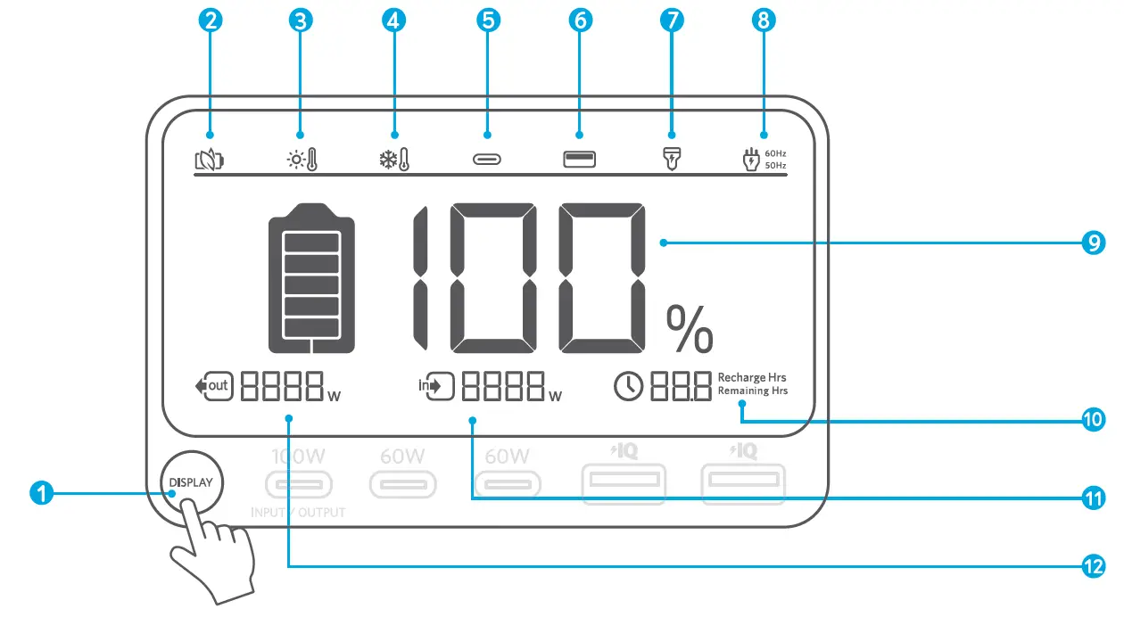 ANKER A1760111-F0 555 Portable Power Station 12