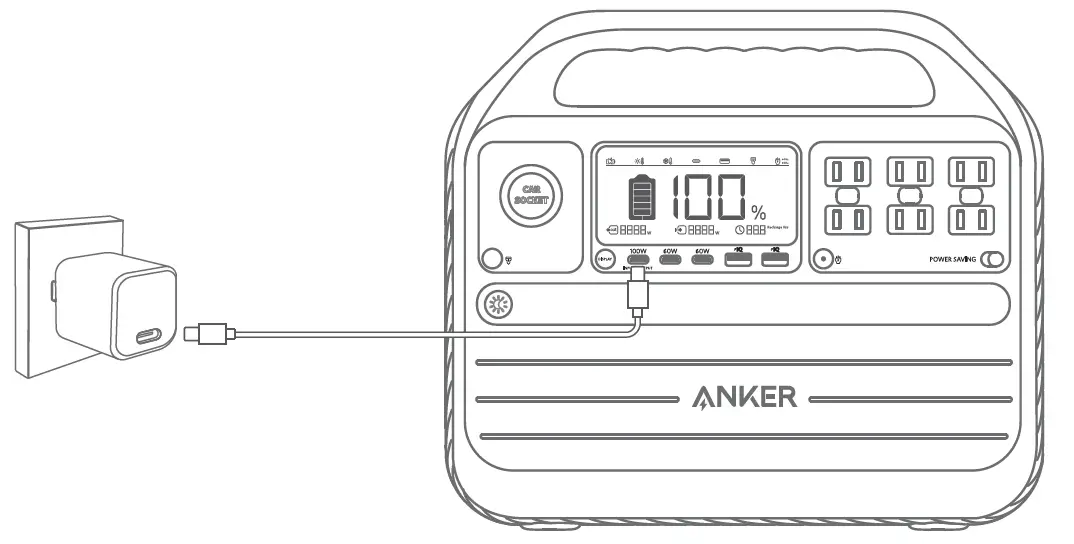 ANKER A1760111-F0 555 Portable Power Station 5
