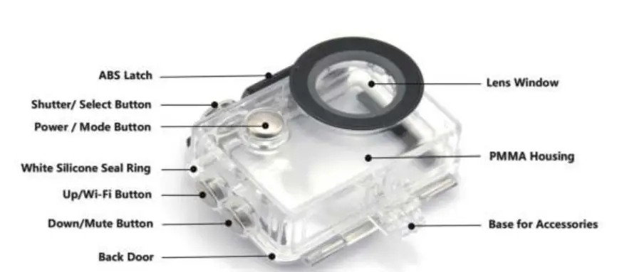 Apexcam M80 Air 4K 20MP Action Camera fig18