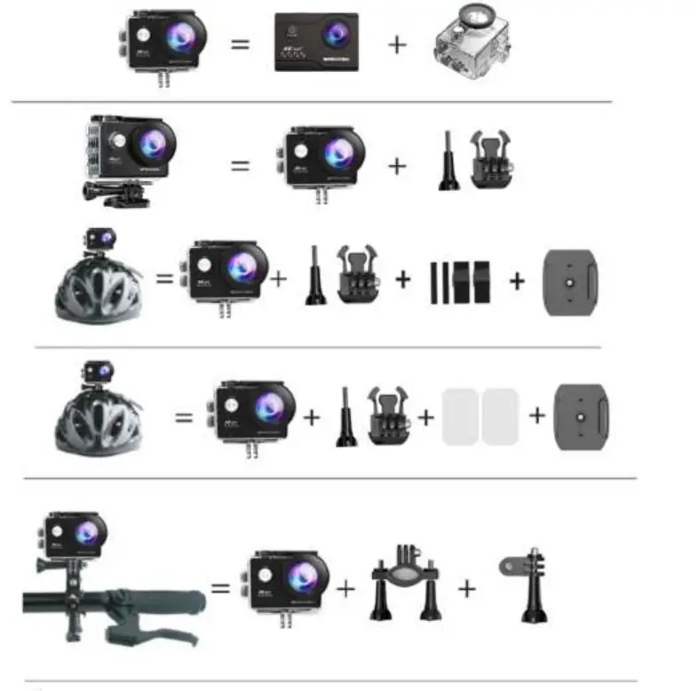Apexcam M80 Air 4K 20MP Action Camera fig21