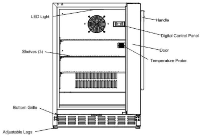 SUMMERSET-SSRFR-24S-Outdoor-Rated-Refrigerator-FIG-9