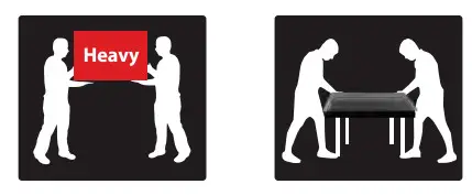 Westinghouse Roku TV - TV STAND