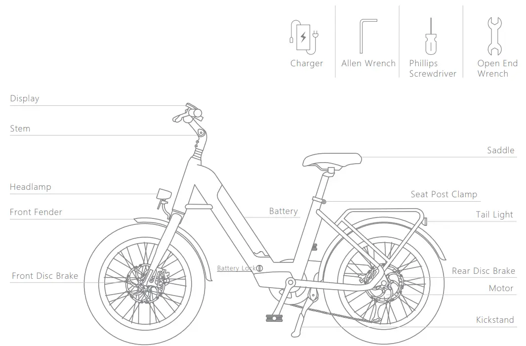 magnum Pathfinder 500W Electric Bike - include