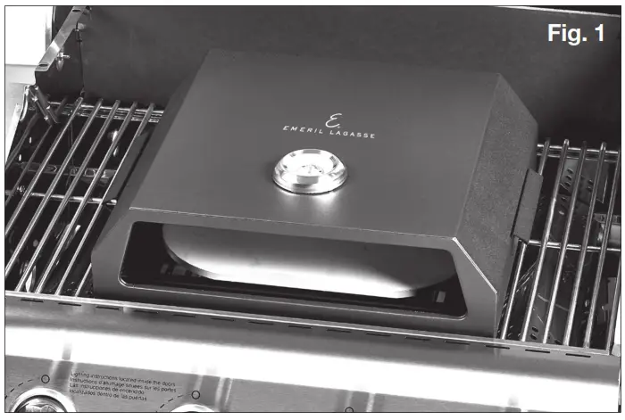 EMERIL LAGASSE Pizza Grill Owner's - Before First Use