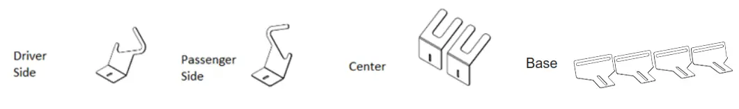 STL RAPTOR Visor Light Bar- Hardware quantity