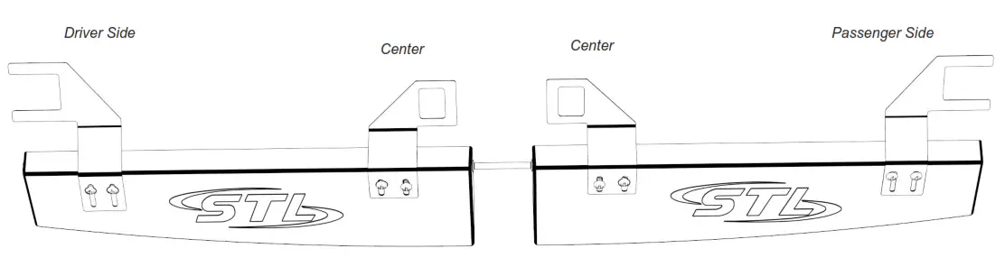 STL RAPTOR Visor Light Bar- Vehicle Specific