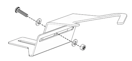STL RAPTOR Visor Light Bar-fully tighten
