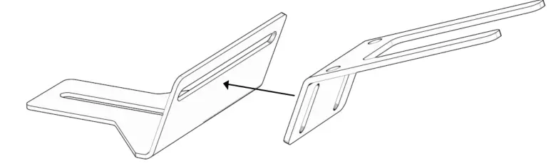 STL RAPTOR Visor Light Bar- overlap the openings
