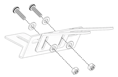 STL RAPTOR Visor Light Bar-point as adjusting