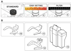 eureka EUR-MIG-SPE Mignon Coffee Grinder -- Cof--f