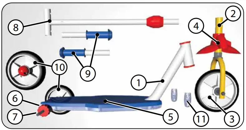 HUFFY LED Scooter -- Assembly