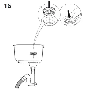 IKEA LILLVIKEN Water Trap Strainer - figure 15
