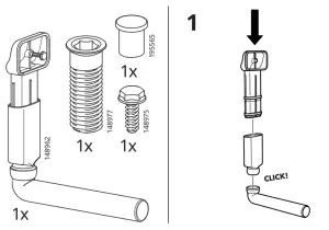 IKEA LILLVIKEN Water Trap Strainer - figure 2